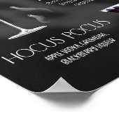 ハロウィーンの署名飲み物の看板 ポスター (角)