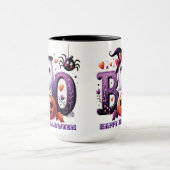 ハロウィーンの美しいカスタマイズ可能な精神 マグカップ (中央)