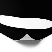 ハロウィーンの背景。シームレスなパターンと許可 ポスター (角)