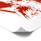 ハロウィーンの血の手の衣装ゾンビの衣装 ポスター (角)