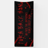 ハロウィーンの血スパッタが戻パーソナライズされたる 横断幕 (縦)