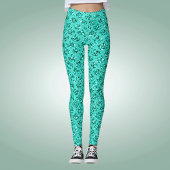 ハロウィーンの衣装のマーメイドパタはかりで測ーン レギンス