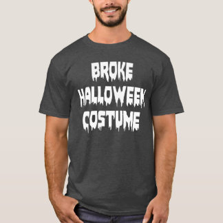 ハロウィーンの衣装の友人を壊した Tシャツ