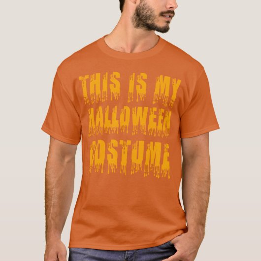 ハロウィーンの衣装の友達 Tシャツ (正面)