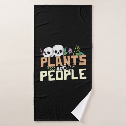 ハロウィーンの衣装の植物は人のハロウィーンではない バスタオル (バスタオル)