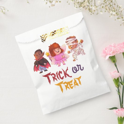 ハロウィーンの衣装の誕生日パーティーのトリックまたはトリートメント フェイバーバッグ (封をした状態)