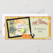 ハロウィーンの衣装を見せるのに最適 –  シーズンカード (正面/裏面)