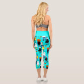 ハロウィーンの衣装キッズのパントマイムこうもり カプリレギンス (裏面)