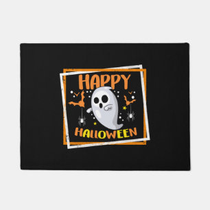 ハロウィーンの衣装シャツ、ハッピーハローウィン幽霊 ドアマット