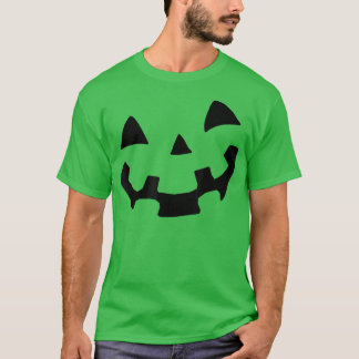 ハロウィーンの衣装ジャックO'ランタンパンプキン顔Wom Tシャツ