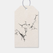 ハロウィーンの衣装パーティの招待状 ギフトタグ (裏面)