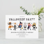ハロウィーンの衣装パーティの招待状 招待状 (スタンド正面)