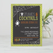 ハロウィーンの衣装パーティの招待状 招待状 (スタンド正面)