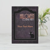 ハロウィーンの衣装パーティの招待状 招待状 (スタンド正面)