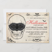 ハロウィーンの衣装パーティの招待状 招待状 (正面)