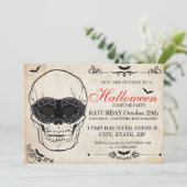 ハロウィーンの衣装パーティの招待状 招待状 (スタンド正面)