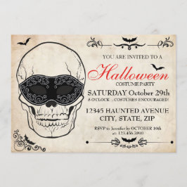 ハロウィーンの衣装パーティの招待状 招待状