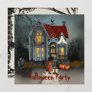 ハロウィーンの衣装パーティの招待状 招待状