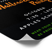 ハロウィーンの衣装パーティーテーマイベントトランクまたは治療 ポスター (角)