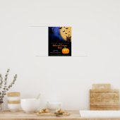 ハロウィーンの衣装パーティーテーマイベントトランクまたは治療 ポスター (キッチン)