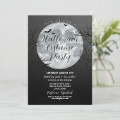 ハロウィーンの衣装パーティームーン怖い 招待状 (スタンド正面)