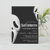 ハロウィーンの衣装パーティー不気味不気味な幽霊をテーマ 招待状 (スタンド正面)