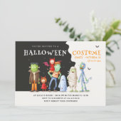ハロウィーンの衣装パーティー子 招待状 (スタンド正面)