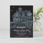 ハロウィーンの衣装パーティー幽霊のよく出るハウス 招待状 (スタンド正面)