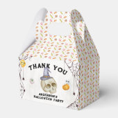 ハロウィーンの衣装パーティー水彩 フェイバーボックス (正面サイド)