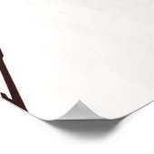 ハロウィーンの衣装パーティー水彩 ポスター (角)