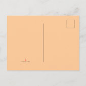 ハロウィーンの衣装パーティー犬 インビテーションポストカード (裏面)