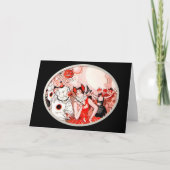 ハロウィーンの衣装パーティー カード (正面)