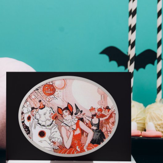 ハロウィーンの衣装パーティー カード