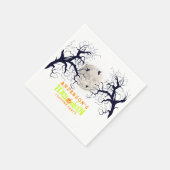 ハロウィーンの衣装パーティー スタンダードカクテルナプキン (角)