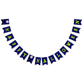 ハロウィーンの衣装パーティー バンティングフラッグ