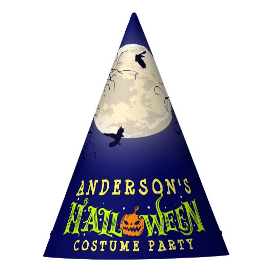 ハロウィーンの衣装パーティー パーティーハット (正面)