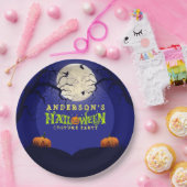 ハロウィーンの衣装パーティー ペーパープレート (パーティー)