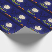 ハロウィーンの衣装パーティー ラッピングペーパー (角)