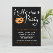 ハロウィーンの衣装パーティー、子供または大人のパーティー 招待状 (スタンド正面)