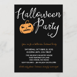 ハロウィーンの衣装パーティー、子供または大人のパーティー 招待状