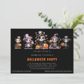 ハロウィーンの衣装パーティー 招待状 (スタンド正面)