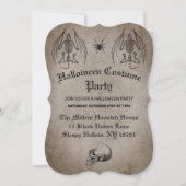 ハロウィーンの衣装パーティー 招待状 (正面)
