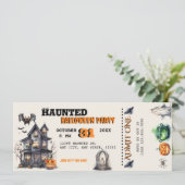 ハロウィーンの衣装パーティー 招待状 (スタンド正面)
