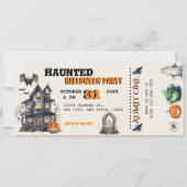 ハロウィーンの衣装パーティー 招待状 (正面)