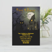 ハロウィーンの衣装パーティー 招待状 (スタンド正面)