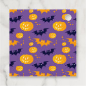 ハロウィーンの衣装ボーイのウィザード誕生日パーティー フェイバータグ (裏面)