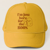 ハロウィーンの衣装ボースのためにここにいる キャップ (正面)