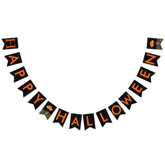 ハロウィーンの衣装 バンティングフラッグ (全)
