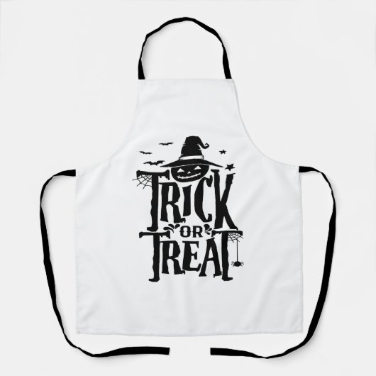 ハロウィーンの衣装Tシャツの女男性へ性 エプロン (正面)