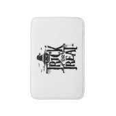 ハロウィーンの衣装Tシャツの女男性へ性 バスマット (正面縦)